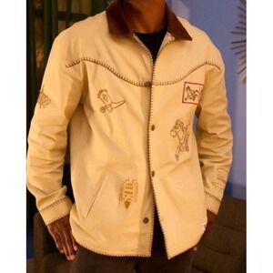NEW‎ Disney Toy Story Woody Chore Barn Jacket Corduroy Collar Embroidered XL